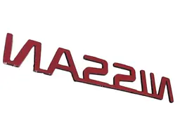 Емблема напис Nissan Хром 122х22 мм на скотчі (Завод) - мініатюра 3