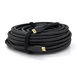 Кабель HDMI Ultra HD 4K v2.0, Voltronic PL-HD347 OD-8.5mm, з фільтром, 20m