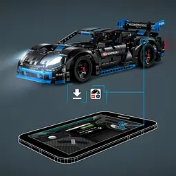 Конструктор LEGO Technic Автомобіль для перегонів Porsche GT4 e-Performance 834 деталі (42176) - мініатюра 5
