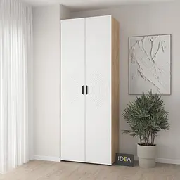 Шафа для одягу з однією штангою С-8.3 Дуб крафт/Білий Idea