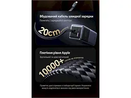 Зовнішній акумулятор (Power Bank) UGREEN PB723 Nexode 20000mAh 130W with Built-in USB-C (55365) - мініатюра 5