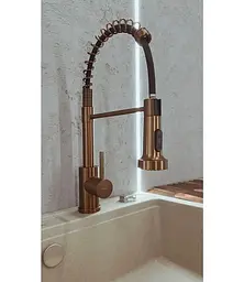 Змішувач для кухні з гнучким виливом Rea Colin brushed copper (REA-B5459) мідь - матова - мініатюра 7