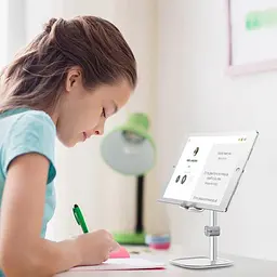 Настільна підставка для телефону і планшета Baseus Literary Youth Desktop Bracket Silver SUWY-A0S - мініатюра 7
