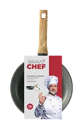 Сковорода Bravo Chef з кришкою 26 см (7133039) - мініатюра 4