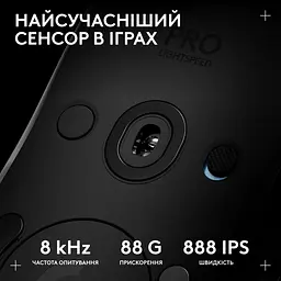 Миша Logitech G Pro 2 LightSpeed Wireless Black (910-007295) - мініатюра 4