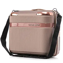 Бьюті-кейс Semi Line 16L Champagne (T5668-1), Шампань