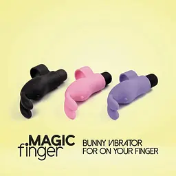 Вібратор на палець FeelzToys Magic Finger Vibrator Black - мініатюра 7