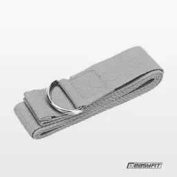 Ремінь для йоги EasyFit сірий - мініатюра 2