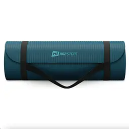 Коврик для йоги Hop-Sport HS-NB015GM NBR 1,5см темний морський - мініатюра 8