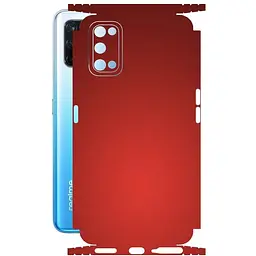 Защитная пленка StatusSKIN для Realme X7 Корпус Винил красный, матовый