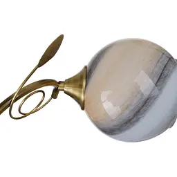 Люстра стельова Brille в спальню E27 60W BZ (LK-682C/3) - мініатюра 2