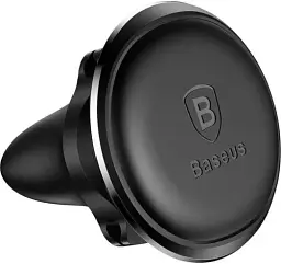 Автомобільний тримач холдер Baseus Magnetic Car Mount Phone Holder with Cable Clip Air Vent Version C40141201113-00 - мініатюра 2