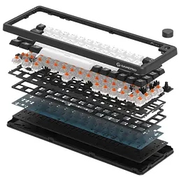 Клавіатура GamePro Asgard Valhalla 65% Compact QLAB Orange Switches (MK210B Pro) - мініатюра 2