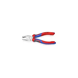 Пасатижі (плоскогубці) комбіновані Ø12,0 мм, 180 мм KNIPEX 03 05 180, хромовані - мініатюра 2