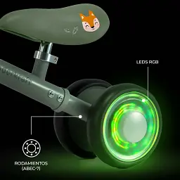 Каталка-біговел Kinderkraft Cutie Flash Green (KRCUFL00GRE0000) - мініатюра 7