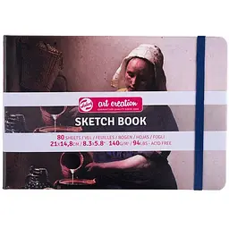 Блокнот для графіки Royal Talens Art Creation A5 (14.8х21 см) 140г/м2 80л Молочниця Ян Вермер - мініатюра 2
