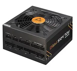 Блок живлення 1300 Вт, Chieftec Polaris Pro, чорний, модульний, 80+ Platinum, Active PFC, 135 мм FDP, 4xMolex/12xSATA/1x16-pin