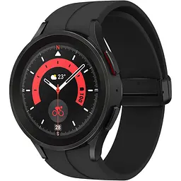 Смарт-годинник Samsung Galaxy Watch5 Pro 45mm eSIM Black EU (SM-R925FZKASEK) [77804] - мініатюра 1