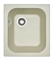 Кухонна мийка Adamant COMPACTA ivory 430x500x200 мм, без крила 43 см