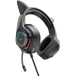 Навушники Hoco HF Stereo W107 Black (6931474791252) - мініатюра 3