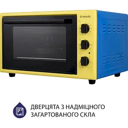Електрична піч Minola Foet 3714 UA жовта - мініатюра 5