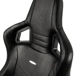 Компютерне крісло для геймера Noblechairs Epic real leather black (NBL-RL-BLA-001) - мініатюра 2