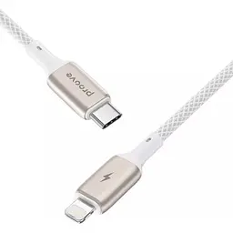 Кабель Proove Dense Metal USB-С to Lightning 27W 1m White (CCDM27002102) [130317] - мініатюра 3