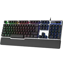 Клавіатура USB GamePro GK599 Stinger RGB Grey (GK599) UA - мініатюра 2