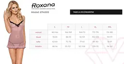 Сорочка та стрінги Roxana 6740 XL рожевий - мініатюра 4