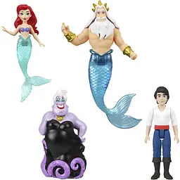 Набір мініляльок Mattel Disney Princess Русалонька Аріель та друзі (JHG84)