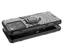 Чохол бампер Primolux Ring Armor для Xiaomi 13T / Xiaomi 13T Pro / Xiaomi Redmi K60 Ultra Black - мініатюра 6