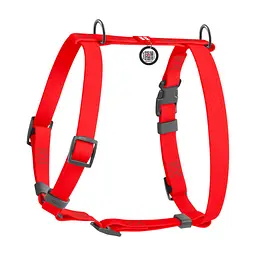 Шлея для собак WAUDOG Waterproof Н-подібна анатомічна XL червона (32453) - мініатюра 2