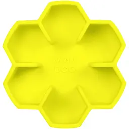 Миска собак та котів Waudog Silicone для повільного харчування 750 мл жовта - мініатюра 2
