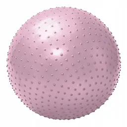 М'яч для фітнесу (фітбол) 4FIZJO 65 см масажний Anti-Burst 4FJ0617 Pink (P-5905973400220) - мініатюра 2