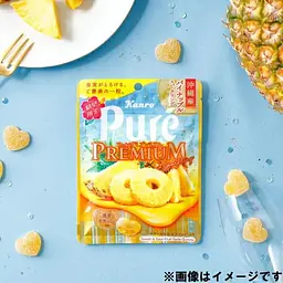 Жувальні цукерки Kanro Pure Gumi Okinawan Pineapple зі смаком ананасу 54 г - мініатюра 3