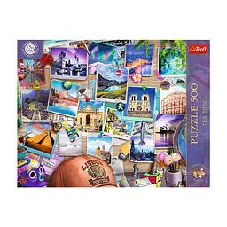 Пазл Trefl Premium Plus Tea Time : Спогади про подорожі 500 елементів (5900511376166) - мініатюра 3