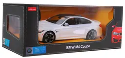 Машинка RASTAR BMW M4 Coupe на дистанційному керуванні + пульт 2,4 ГГц 1:14 білий 70900 - мініатюра 8