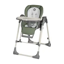 Стілець для годування Lionelo 2 в 1 Laurice Green Olive з функцією гойдалки (LO-LAURICE GREEN OLIVE)