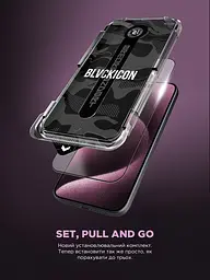Захисне скло для Apple iPhone 17 Pro, Black Icon Supreme EZ, з аплікатором для швидкої і точної установки без бульбашок, повноекранне, загартоване, 9H, 3D, протиударне, ультратонке, глянцеве, з олеофобним покриттям, ArmorStandart (ARM86407) - мініатюра 2