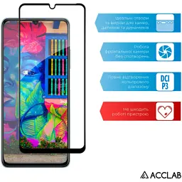 Скло захисне ACCLAB Full Glue ZTE Blade A72S Black (1283126575792) - мініатюра 5
