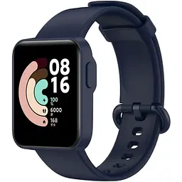 Ремінець DK Silicone Sport Band Classic для Xiaomi Mi Watch Lite (011912) (dark blue) - мініатюра 3