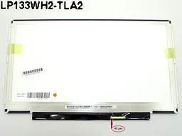 Матриця N133BGE-L41 13.3" Slim 1366х768, 40pin, планки з боків, глянцева