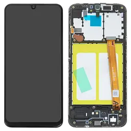 Дисплей Samsung A202 Galaxy A20e, чорний, з рамкою, Original (PRC), original glass