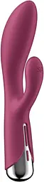 Вібратор-кролик Satisfyer Spinning Rabbit 1 20 см бордовий - мініатюра 8
