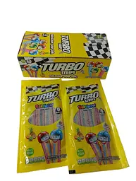 Мармеладна стрічка Turbo Strips multicolor sour belt 80 г 10 штук