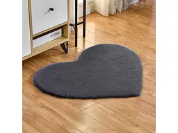 Килим кімнатний MALLORY HOME 90x90см антрацит Серце