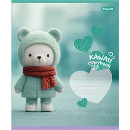 Набір зошитів 1 Вересня Kawaii notebook А5 12 аркушів у лінію 25 шт. (768738) - мініатюра 5