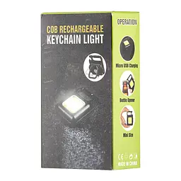 Ліхтарик Flashlight 031-COB Type-C 400 mAh Чорний - мініатюра 2