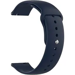 Ремінець DK CDK для Xiaomi Amazfit GTS 3 20mm Silicone Sport Band (011908) (dark blue)