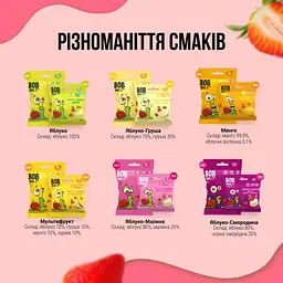 Натуральні снеки для дітей Bob Snail Яблуко та полуниця 40 г - мініатюра 3
